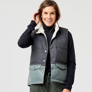 Carve Designs Gray and Green Vest